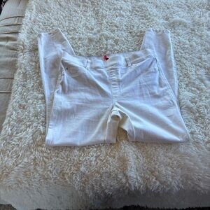 SPANX Classic White Skinny Jeans